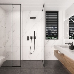 W-Drain NEXT 2w1 Odpływ liniowy ścienny 60 cm dwustronny chrom