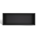 WALL-BOX ONE Black Półka wnękowa ze stali nierdzewnej czarna 60x20x10 cm