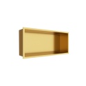 WALL-BOX ONE Gold Półka wnękowa ze stali nierdzewnej złota 45x20x10 cm