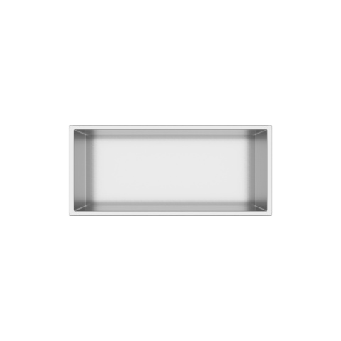 WALL-BOX ONE Inox Półka wnękowa ze stali nierdzewnej 45x20x10 cm