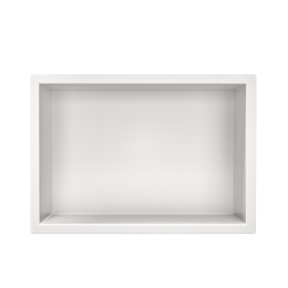 WALL-BOX ONE White Półka wnękowa ze stali nierdzewnej biała 30x20x10 cm