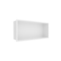 WALL-BOX ONE White Półka wnękowa ze stali nierdzewnej biała 45x20x10 cm