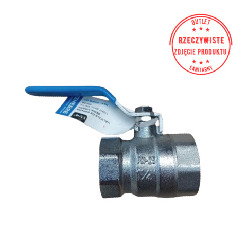 Zawór kulowy DN32 1 1/4" PN25 z rączką Zawór kulowy DN32 1 1/4" PN25 z rączką