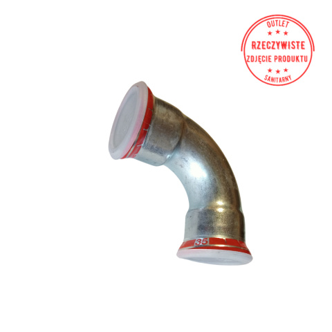 Kolano dwukielichowe Geberit Mapress C-Stahl d35 90° Kolano dwukielichowe Geberit Mapress C-Stahl d35 90°