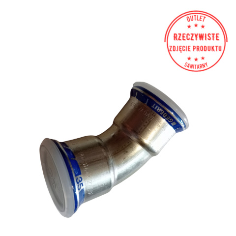 Kolano dwukielichowe Geberit Mapress Edelstahl d35 45° Kolano dwukielichowe Geberit Mapress Edelstahl d35 45°