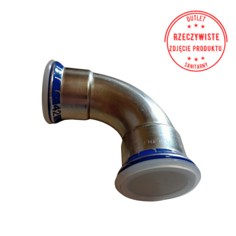 Kolano dwukielichowe Geberit Mapress Edelstahl d42 90° Kolano dwukielichowe Geberit Mapress Edelstahl d42 90°
