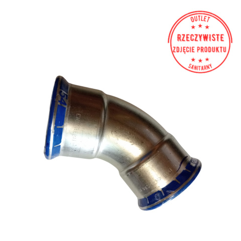 Kolano dwukielichowe Geberit Mapress Edelstahl d54 45° Kolano dwukielichowe Geberit Mapress Edelstahl d54 45°