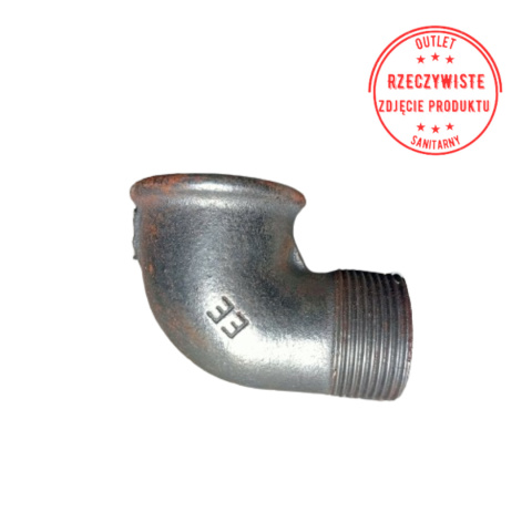 Kolano ocynkowane nakrętno-wkrętne EE 1 1/4'' 90° Kolano ocynkowane nakrętno-wkrętne EE 1 1/4'' 90°