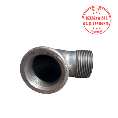 Kolano ocynkowane nakrętno-wkrętne EE 1 1/4'' 90° Kolano ocynkowane nakrętno-wkrętne EE 1 1/4'' 90°