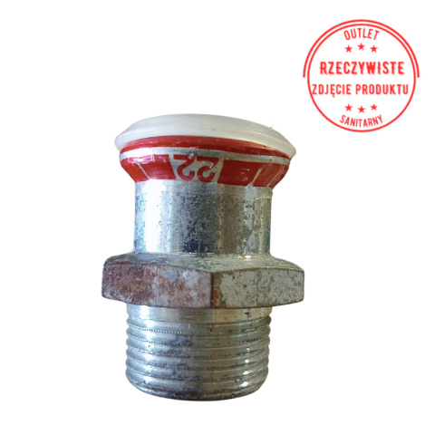 Złączka Geberit Mapress C-Stahl GZ 22x3/4'' (towar wyprzedażowy) Złączka Geberit Mapress C-Stahl GZ 22x3/4'' (towar wyprzedażowy)
