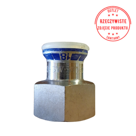 Złączka Geberit Mapress Edelstahl GW 18x3/4'' Złączka Geberit Mapress Edelstahl GW 18x3/4''