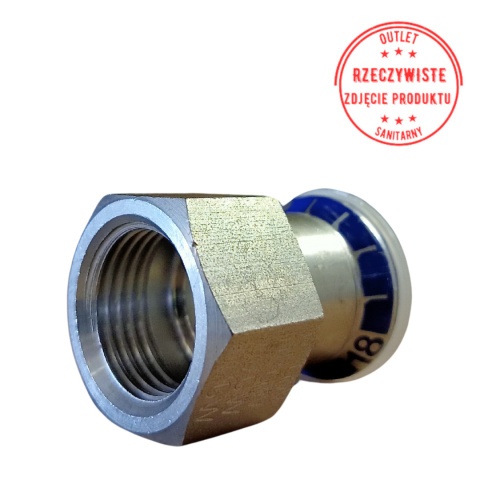 Złączka Geberit Mapress Edelstahl GW 18x1/2'' Złączka Geberit Mapress Edelstahl GW 18x1/2''