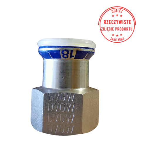 Złączka Geberit Mapress Edelstahl GW 18x1/2'' Złączka Geberit Mapress Edelstahl GW 18x1/2''