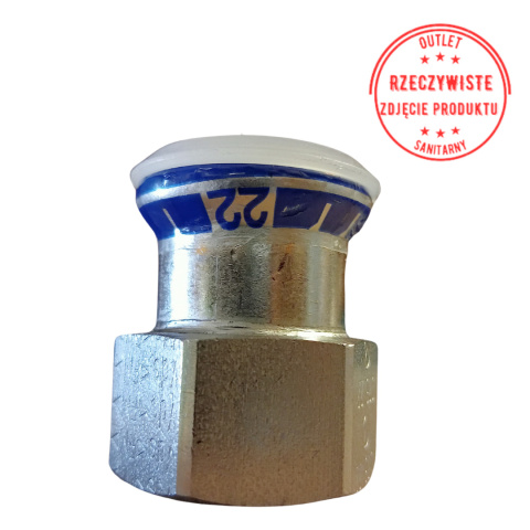Złączka Geberit Mapress Edelstahl GW 22x3/4'' Złączka Geberit Mapress Edelstahl GW 22x3/4''