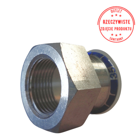 Złączka Geberit Mapress Edelstahl GW 35x1'' Złączka Geberit Mapress Edelstahl GW 35x1''