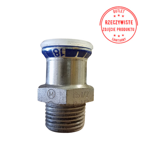 Złączka Geberit Mapress Edelstahl GZ 18x1/2'' Złączka Geberit Mapress Edelstahl GZ 18x1/2''