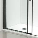 Drzwi prysznicowe rozsuwane Porta - BLACK 100 cm