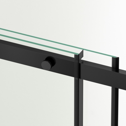 Drzwi prysznicowe rozsuwane Porta - BLACK 110 cm