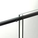 Drzwi prysznicowe rozsuwane Porta - BLACK 110 cm