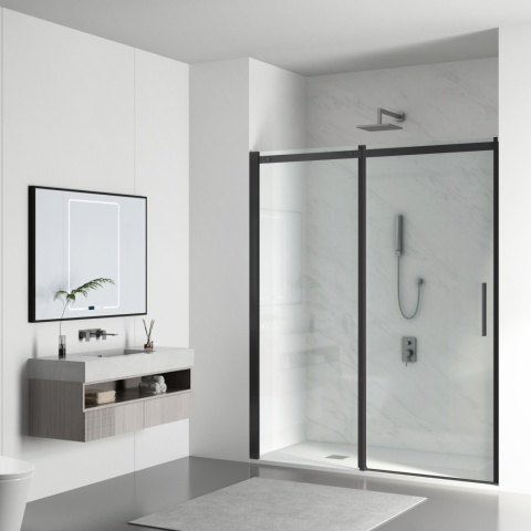 Drzwi prysznicowe rozsuwane Porta - BLACK 120 cm