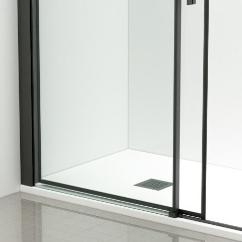 Drzwi prysznicowe rozsuwane Porta - BLACK 120 cm