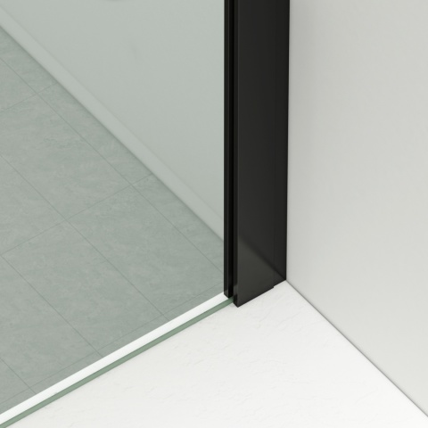 Drzwi prysznicowe rozsuwane Porta - BLACK 120 cm