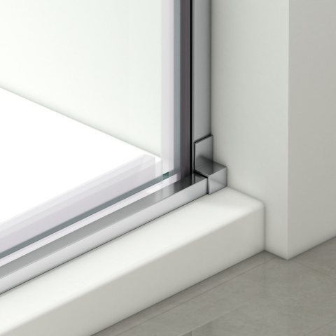 Drzwi prysznicowe rozsuwane Porta - CHROME 100 cm