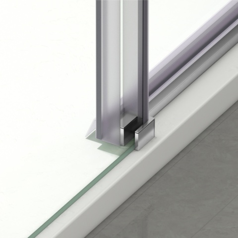 Drzwi prysznicowe rozsuwane Porta - CHROME 110 cm