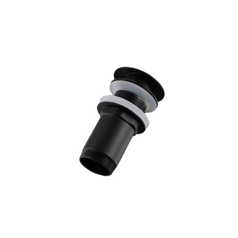 Korek umywalkowy mosiężny Klik Klak C bez przelewu Czarny