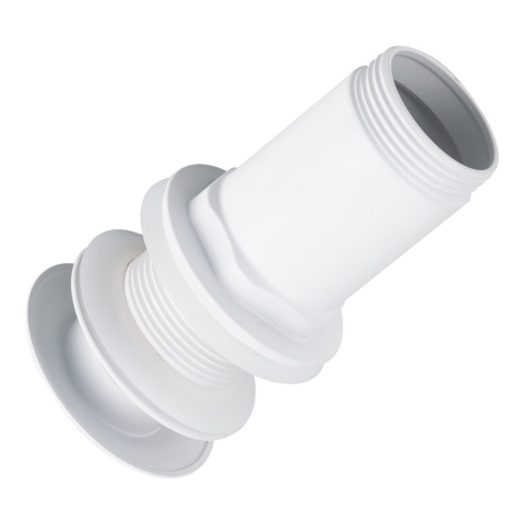 Korek umywalkowy mosiężny Klik Klak model C bez przelewu Biały