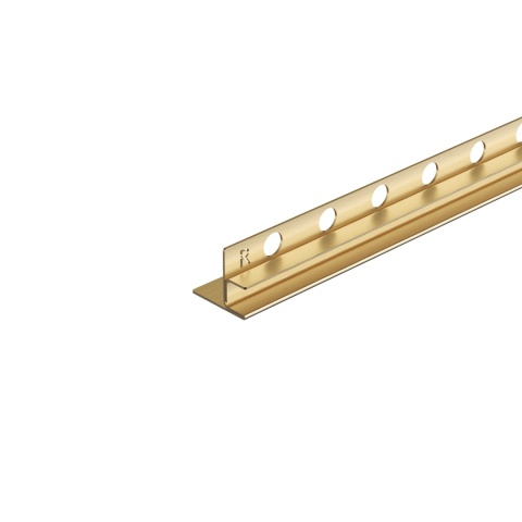 Listwa spadkowa do szkła prawa 120 cm złota