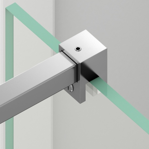 Ścianka prysznicowa Beira 100 x 200 cm transparentna 8 mm chrom