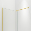 Ścianka prysznicowa Beira 50 x 200 cm transparentna 8 mm złota