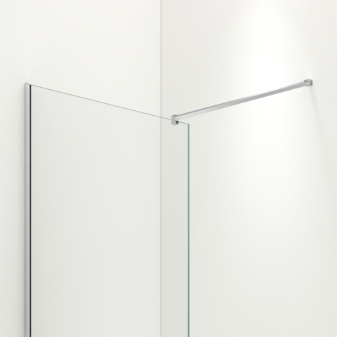 Ścianka prysznicowa Beira 70 x 200 cm transparentna 8 mm chrom