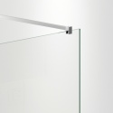 Ścianka prysznicowa Beira 70 x 200 cm transparentna 8 mm chrom