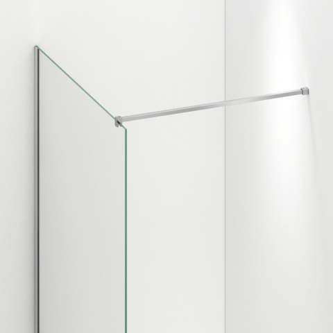 Ścianka prysznicowa Beira 80 x 200 cm transparentna 8 mm chrom