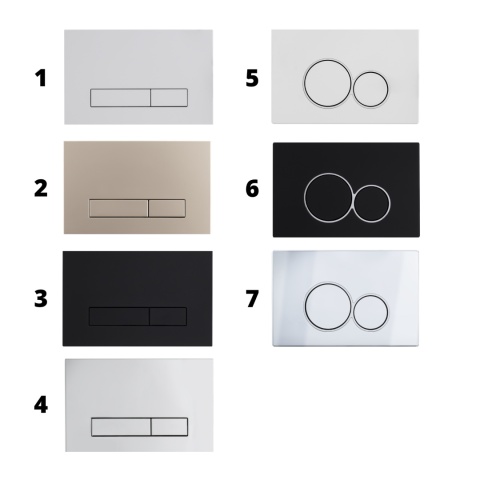 Zestaw podtynkowy WC stelaż Fix Frame Slim z białą miską WC Luxa i przyciskiem spłukującym Lxo chrom Zestaw podtynkowy WC stelaż Fix Frame Slim z białą miską WC Luxa i przyciskiem spłukującym Lxo chrom
