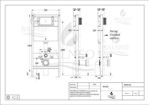 Zestaw podtynkowy WC stelaż Fix Frame Slim z białą miską WC Luxa i przyciskiem spłukującym Lxo satynowy Zestaw podtynkowy WC stelaż Fix Frame Slim z białą miską WC Luxa i przyciskiem spłukującym Lxo satynowy
