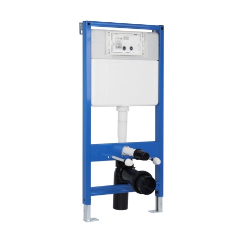 Zestaw podtynkowy WC stelaż Fix Frame Slim z czarną miską WC Luxa i przyciskiem spłukującym Exo/Lxo Zestaw podtynkowy WC stelaż Fix Frame Slim z czarną miską WC Luxa i przyciskiem spłukującym Exo/Lxo