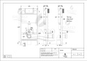 Zestaw podtynkowy WC stelaż Fix Frame Standard z białą miską WC Luxa i przyciskiem spłukującym Ixo biały
