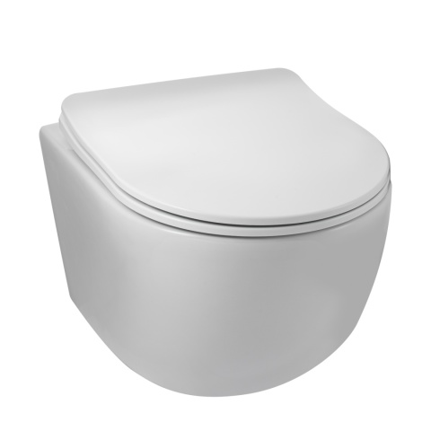 Zestaw podtynkowy WC stelaż Fix Frame Standard z białą miską WC Luna i przyciskiem spłukującym Exo chrom Zestaw podtynkowy WC stelaż Fix Frame Standard z białą miską WC Luna i przyciskiem spłukującym Exo chrom