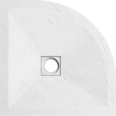 Brodzik kompozytowy półokrągły "seria FQ" Biały 90x90x2,5cm