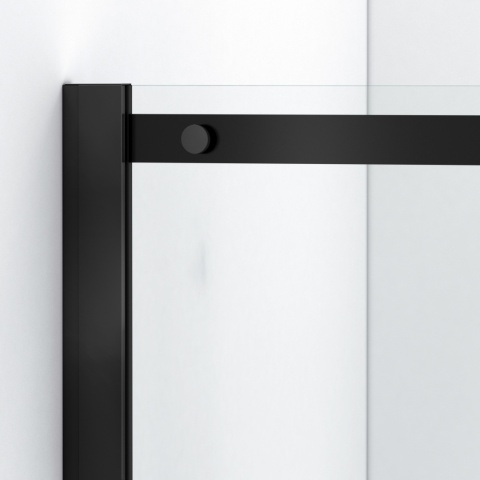 Kabina prysznicowa rozsuwana Rio - BLACK 90x100 cm