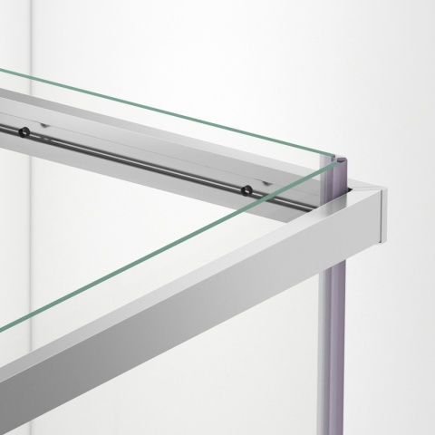 Kabina prysznicowa rozsuwana Rio - CHROM 80x100 cm