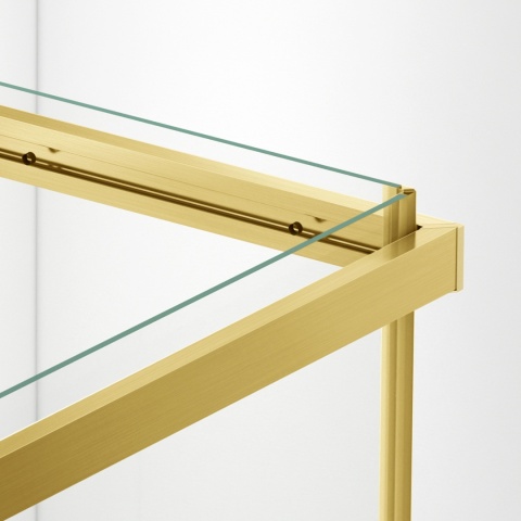 Kabina prysznicowa rozsuwana Rio - ZŁOTY 100x100 cm