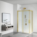 Kabina prysznicowa rozsuwana Rio - ZŁOTY 80x100 cm