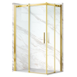 Kabina prysznicowa rozsuwana Rio - ZŁOTY 80x80 cm
