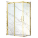 Kabina prysznicowa rozsuwana Rio - ZŁOTY 90x90 cm