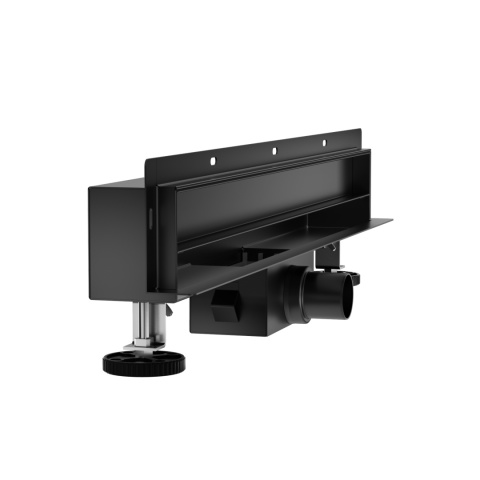 W-Drain NEXT 2w1 Odpływ liniowy ścienny 60 cm dwustronny czarny