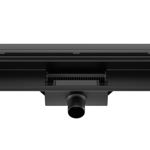 W-Drain NEXT 2w1 Odpływ liniowy ścienny 80 cm dwustronny czarny